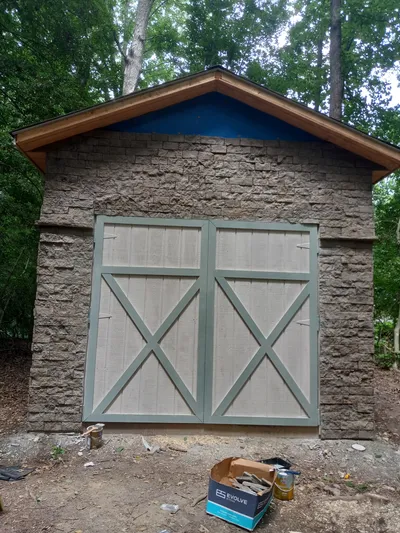 Storage Shed Construction - Residential project in Beltsville, MD